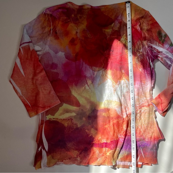 Y2K Multicolor Long Sleeve Shirt, S - Picture 3 of 5